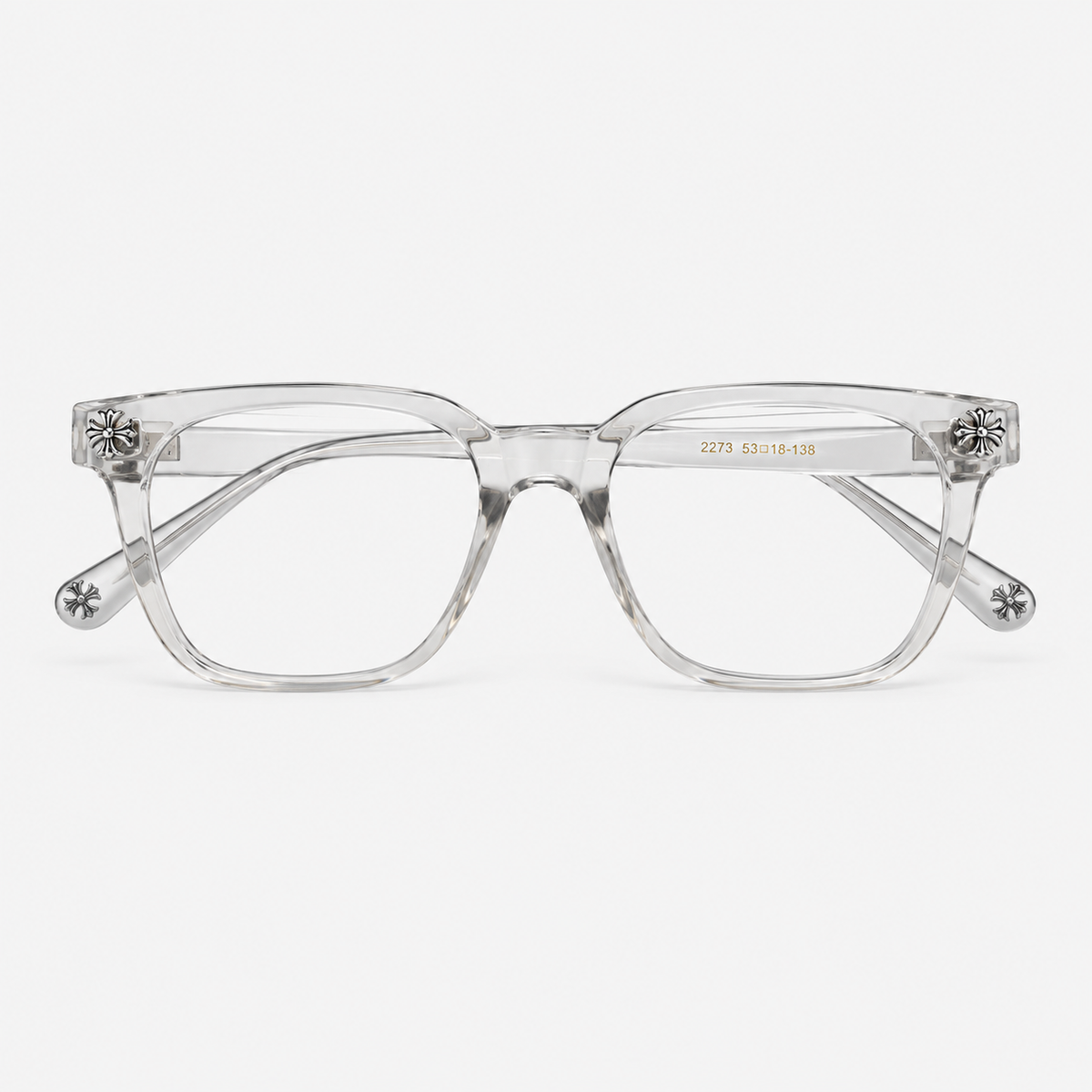 CHROME HEARTS GLASSES GRAY SILVER