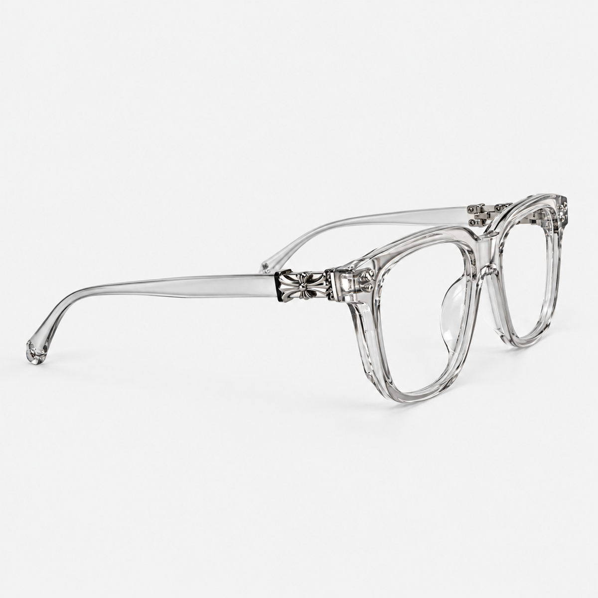 CHROME HEARTS GLASSES GRAY SILVER