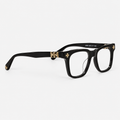 CHROME HEARTS GLASSES BLACK GOLD